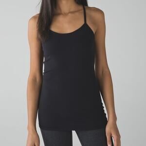 LULULEMON Power Y Luon Tank Top Black 4